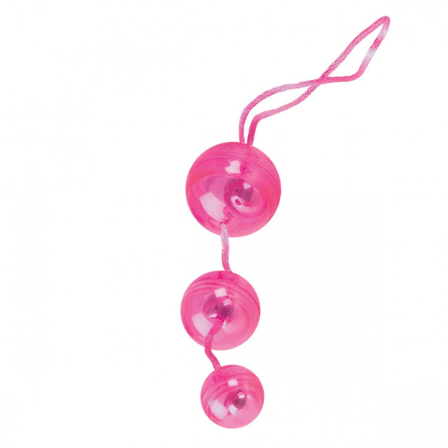 Три розовых вагинальных шарика, California Exotic Novelties