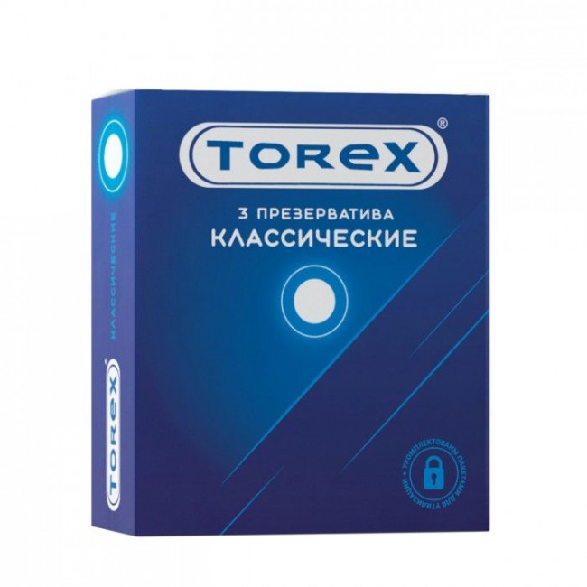 Гладкие презервативы Torex "Классические" - 3 шт. Гладкие презервативы Torex "Классические" - 3 шт.