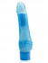 Голубой водонепроницаемый вибратор JELLY JOY ROUGH RIDGES MULTISPEED VIBE - 18 см., Dream Toys