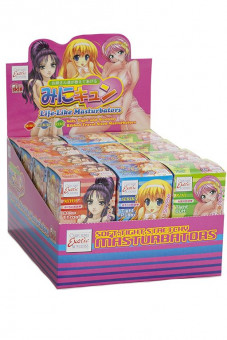 Набор из 12 мини-мастурбаторов ANIME Masturbators Counter Display, California Exotic Novelties