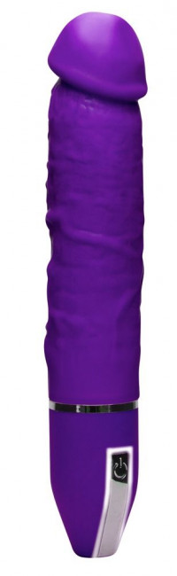 Фиолетовый вибратор-реалистик Infinite Desire - 26 см., NMC