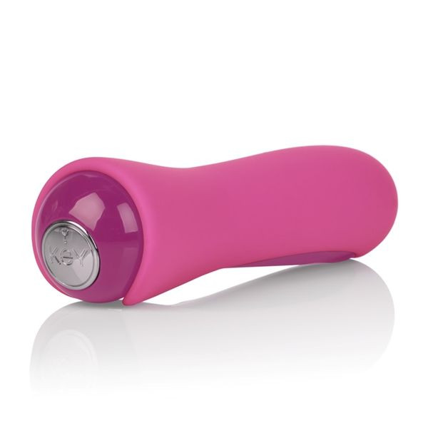 Розовый мини-вибромассажер с двумя сменными насадками Io Pink - 10,7 см., Jopen Розовый мини-вибромассажер с двумя сменными насадками Io Pink - 10,7 см., Jopen
