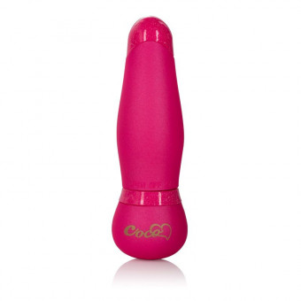 Розовый мини-вибромассажер Coco Licious Hide & Play Pocket Massagers - 9 см., California Exotic Novelties