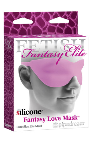 Розовая силиконовая маска FANTASY LOVE MASK, Pipedream Розовая силиконовая маска FANTASY LOVE MASK, Pipedream