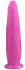 Розовая рельефная анальная втулка - 28 см. Розовая рельефная анальная втулка - 28 см.
