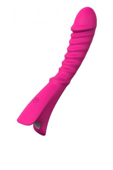 Розовый вибратор для массажа G-точки S-HANDE Topi - 19,9 см., S-HANDE
