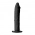 Чёрный вибратор-реалистик PURRFECT SILICONE ONE TOUCH - 22,5 см., Dream Toys Чёрный вибратор-реалистик PURRFECT SILICONE ONE TOUCH - 22,5 см., Dream Toys