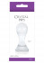 Прозрачный анальный стимулятор Crystal Pops Small из стекла, NS Novelties Прозрачный анальный стимулятор Crystal Pops Small из стекла, NS Novelties