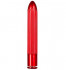 Красный классический вибратор с ребрышками METALLIX BELICOSO RIBBED VIBRATOR - 11,5 см., Dream Toys