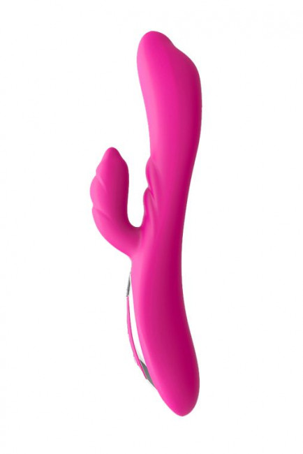 Розовый вибратор Nalone Touch2 с клиторальным стимулятором - 21,8 см., Nalone Розовый вибратор Nalone Touch2 с клиторальным стимулятором - 21,8 см., Nalone