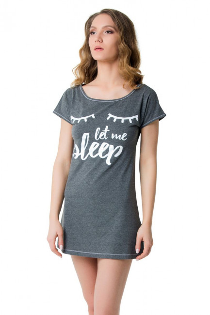 Сорочка-туника Sleeps с принтом, Evelena Сорочка-туника Sleeps с принтом, Evelena