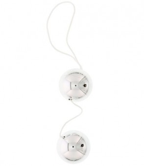Серебристые шарики VIBRATONE DUO BALLS SILVER BLISTERCARD, Seven Creations