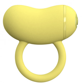 Желтое виброкольцо на пенис ENZO COUPLES RING, Toy Joy