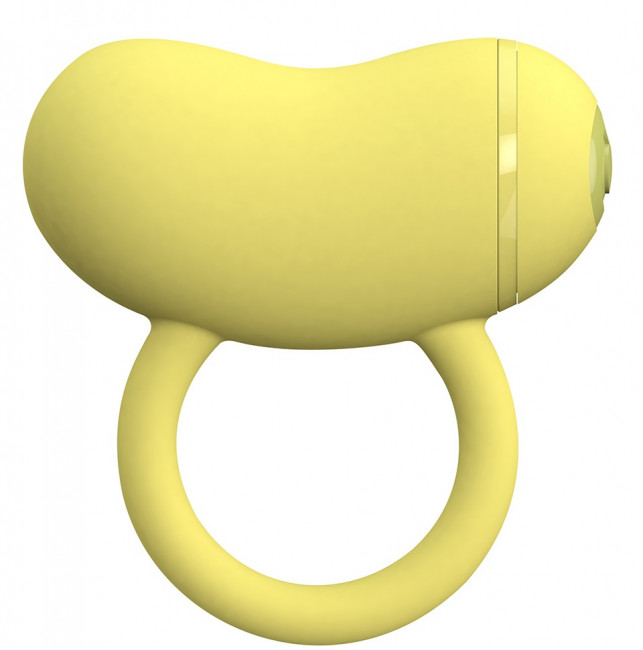 Желтое виброкольцо на пенис ENZO COUPLES RING, Toy Joy