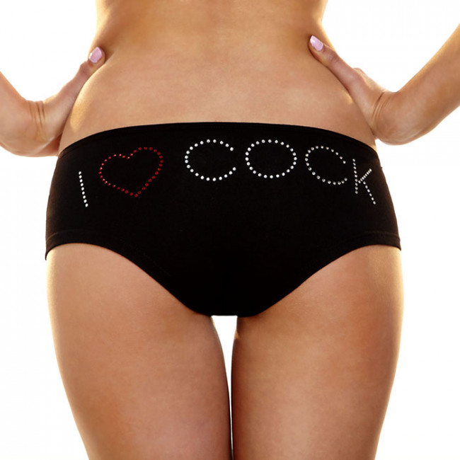 Трусики-слип с надписью I Love Cock, Hustler Lingerie