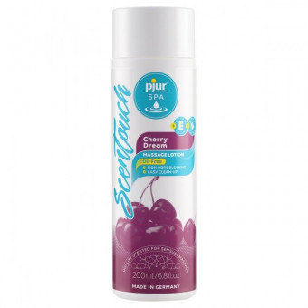 Массажный лосьон с ароматом вишни pjur SPA Scentouch Cherry Massage Lotion - 200 мл., Pjur