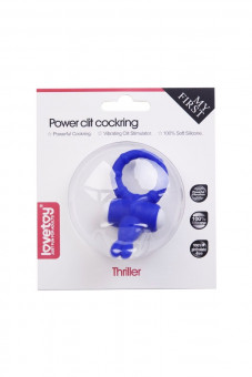 Фиолетовое виброкольцо с зайчиком для клиторального массажа Power Rabbit Clit Cockring, Lovetoy