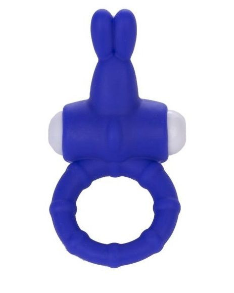 Фиолетовое виброкольцо с зайчиком для клиторального массажа Power Rabbit Clit Cockring, Lovetoy