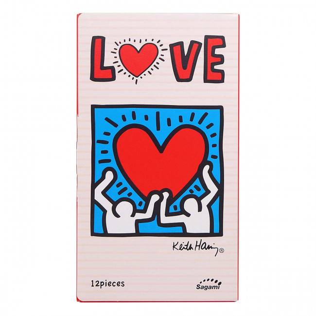 Презервативы Sagami LOVE Keith Haring - 12 шт., Sagami Презервативы Sagami LOVE Keith Haring - 12 шт., Sagami