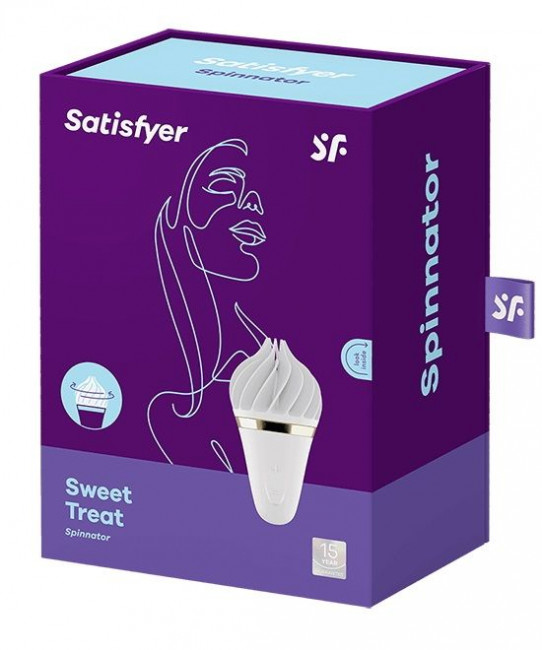 Белый вибратор-спиннер Satisfyer Layons Sweet Temptation Белый вибратор-спиннер Satisfyer Layons Sweet Temptation