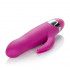 Вибромассажер с клиторальной стимуляцией Turn it Up! 7-Function Silicone Massager - 20,3 см., California Exotic Novelties