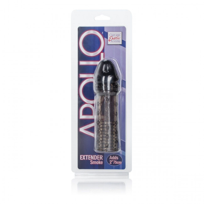 Дымчатая закрытая насадка Apollo Extender, California Exotic Novelties