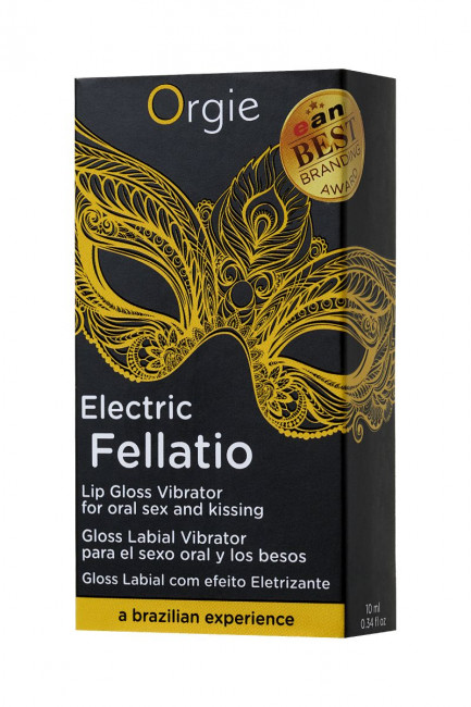 Блеск для губ с виброэффектом Orgie Sexy Vibe Electric Fellatio - 10 мл., ORGIE Блеск для губ с виброэффектом Orgie Sexy Vibe Electric Fellatio - 10 мл., ORGIE