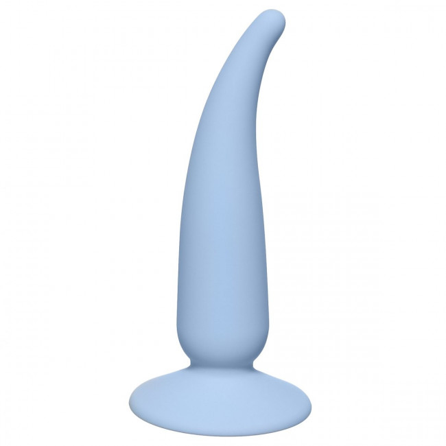 Голубая анальная пробка P-spot Teazer Blue - 12,2 см., Lola toys