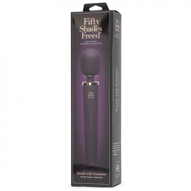 Фиолетовый вибратор Fifty Shades Freed Awash with Sensation Mains Wand Vibrator, Fifty Shades of Grey Фиолетовый вибратор Fifty Shades Freed Awash with Sensation Mains Wand Vibrator, Fifty Shades of Grey