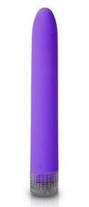 Фиолетовый классический вибромассажер Climax Smooth - 15,2 см., Topco Sales