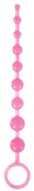 Розовая анальная цепочка-елочка Pleasure Beads - 30 см., NS Novelties Розовая анальная цепочка-елочка Pleasure Beads - 30 см., NS Novelties