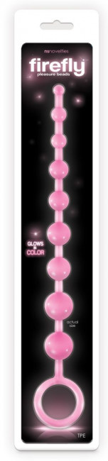 Розовая анальная цепочка-елочка Pleasure Beads - 30 см., NS Novelties Розовая анальная цепочка-елочка Pleasure Beads - 30 см., NS Novelties
