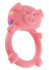 Розовое кольцо на пенис с вибрацией MAD PIGGY C-RING , Toy Joy