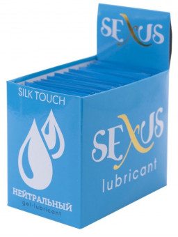 Набор из 50 пробников увлажняющей гель-смазки на водной основе Silk Touch Neutral  по 6 мл. каждый, Sexus