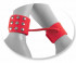Силиконовые наручники SILICONE CUFFS RED, Pipedream
