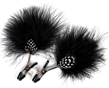 Зажимы на соски с украшением из перышек FEATHER NIPPLE CLAMPS Зажимы на соски с украшением из перышек FEATHER NIPPLE CLAMPS