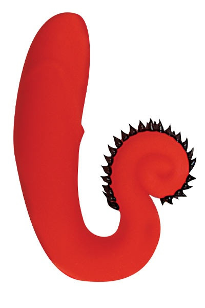 Красный силиконовый стимулятор , Dream Toys