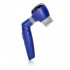 Синий вибромассажёр с 3 сменными насадками Infrared Rechargeable Massager, California Exotic Novelties