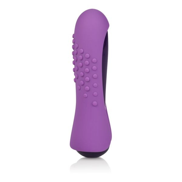 Сиреневый вибратор с двумя сменными насадками Io Lavender - 10,75 см., Jopen