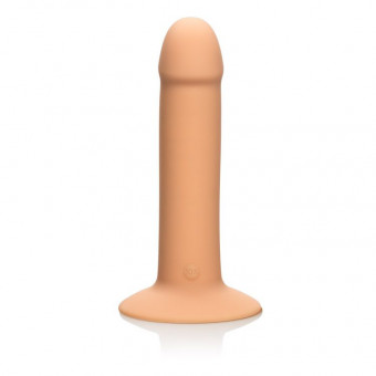Перезаряжаемый телесный вибратор на присоске LUXE Touch-Sensitive Vibrator - 16,5 см., California Exotic Novelties