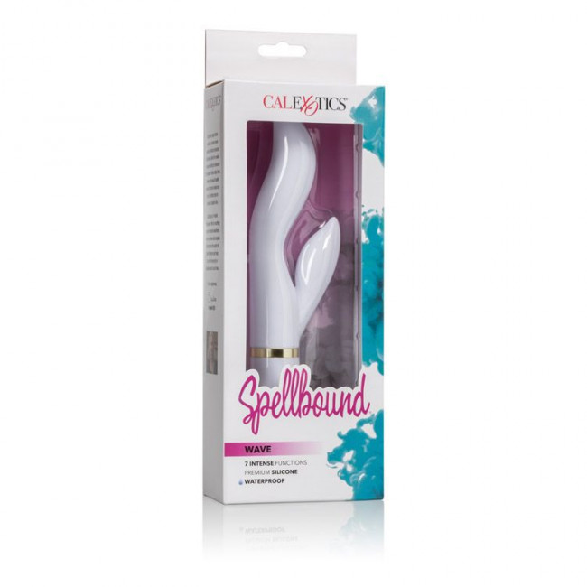 Белый вибромассажер Spellbound Wave - 19 см., California Exotic Novelties Белый вибромассажер Spellbound Wave - 19 см., California Exotic Novelties