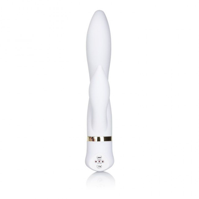 Белый вибромассажер Spellbound Wave - 19 см., California Exotic Novelties Белый вибромассажер Spellbound Wave - 19 см., California Exotic Novelties