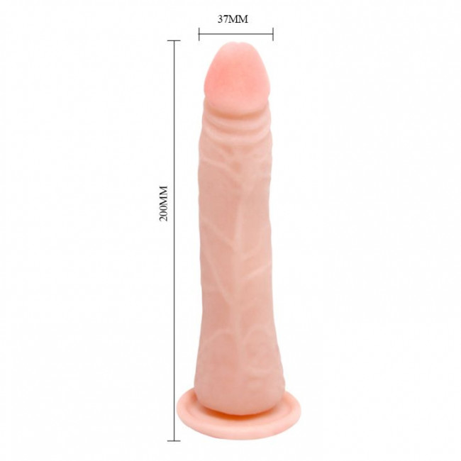 Гнущийся фаллоимитатор телесного цвета - 20 см., Bior toys Гнущийся фаллоимитатор телесного цвета - 20 см., Bior toys