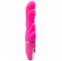 Розовый волнообразный вибратор PURRFECT SILICONE DELUXE VIBE - 15 см., Dream Toys