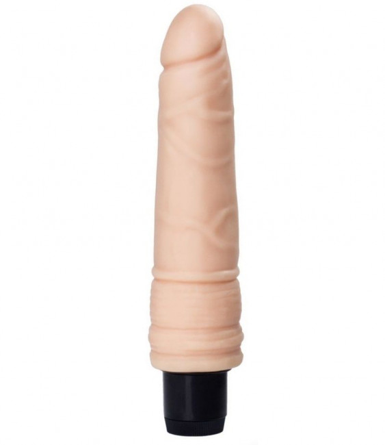 Многоскоростной вибратор реалистичной формы - 19 см., A-toys