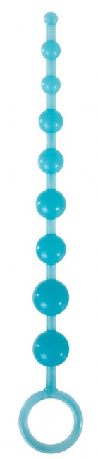 Голубая анальная цепочка-елочка Pleasure Beads - 30 см., NS Novelties Голубая анальная цепочка-елочка Pleasure Beads - 30 см., NS Novelties