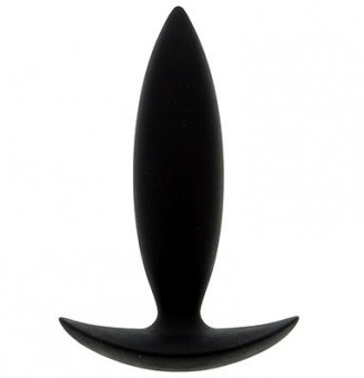 Чёрная мини-пробка для анальной стимуляции BOOTYFUL ANAL PLUG XTRA SMALL BLACK - 9 см., Dream Toys