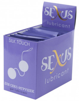 Набор из 50 пробников увлажняющей гель-смазки для секс-игрушек Silk Touch Toy по 6 мл. каждый, Sexus