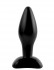Чёрная анальная пробочка Small Silicone Plug - 11 см., Pipedream