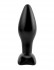Чёрная анальная пробочка Small Silicone Plug - 11 см., Pipedream